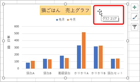 Excel エクセル でグラフの縦横比を固定する方法 縦と横の比率を維持して大きさを変更する設定 Prau プラウ Office学習所