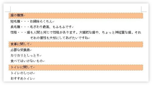 Word ワード で少しおしゃれな見出しや枠線を作成する方法 Prau プラウ Office学習所