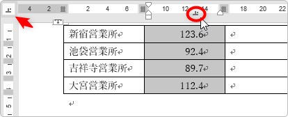 Word ワード の文章や表内で小数点の位置を揃える方法 Prau プラウ Office学習所